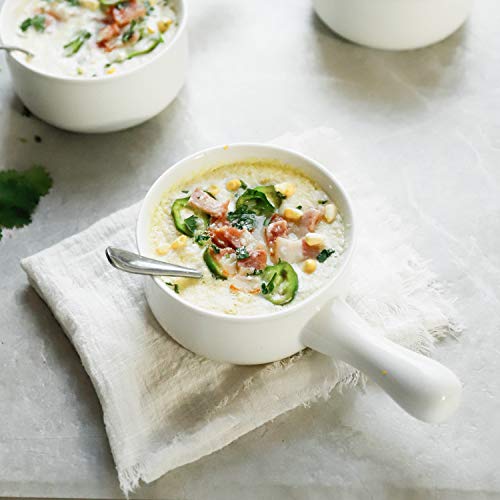 image for Sweese 1314 Porcelain Onion Soup Bowls with Handles - 15 Ounce for Sou