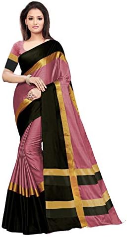 BEST COLLECTION Art Silk Saree With Blouse Piece