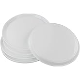 Jekiyo Plastic Round Trays for Serving, 13.5 Inches, 6 Packs