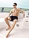 MaaMgic Mens Short Swim Trunks with Mesh Lining Quick Dry Boy Mens Board Shorts Swim Suit, Black
