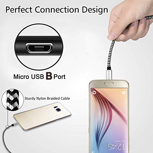 3 Charging+Braided+Durable+Android+Charger
