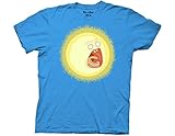 Ripple Junction Rick and Morty Screaming Sun Adult T-Shirt 3XL Turquoise