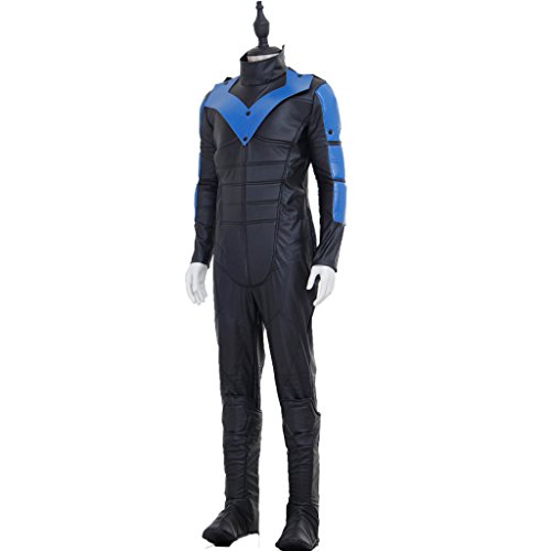 Batman Nightwing Robin Jumpsuits Cosplay Carnival Unisex Costume - Image 3
