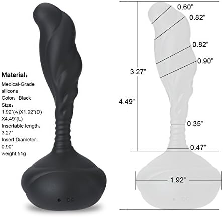 USA SELLER FDA Approved Silicone V-ibrating P-rostate Massager - 10 modes(SHIP FROM USA)