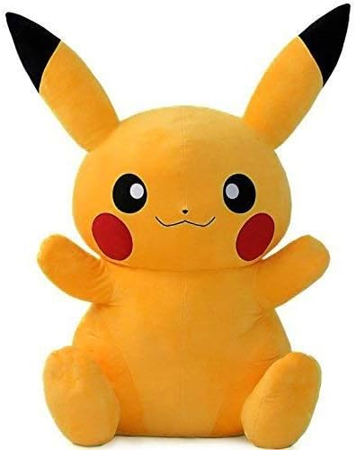 Marchie's Orange Pikachu Pokemon Stuffed Soft Plush Toy Love Girl 17 cm