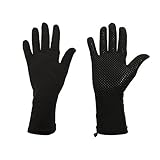 Foxgloves Grip Gloves (Crow Black, Medium)