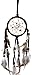 Moose546 Black Dream Catchers Hanging Ornaments with Feathers and Beads 2.5