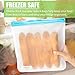 Reusable Gallon Freezer Bags - 4 Packs 1 Gallon Ziplock Bags, LEAKPROOF EXTRA THICK Gallon Storage Bags for Marinate Meats, Fruit, Cereal, Sandwich, Snack, Travel Items, Meal Prep, Home Organization