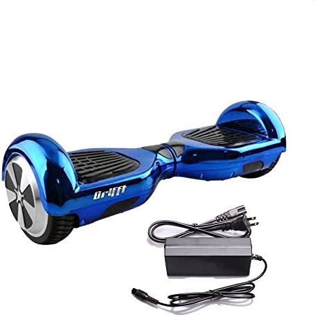 Blue Chrome 6.5" UL 2272 Certified Hoverboard - Electric Self-Balancing Scooter
