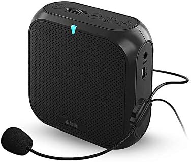 Amazon ポータブル ミニ 拡声器 ハンズフリー 充電式 音楽 再生可能 マイク付き Usbメモリー Microsdカード対応 イベント 講演 説明会 運動会 防災用 店頭販売 スポーツインストラクターなど Hicolliee メガホン 拡声器
