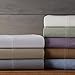 Amazon Brand – Pinzon 400-Thread-Count Hemstitch Egyptian Cotton Sheet Set - Full, White