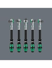 Wera 05004016001 8100 SA 6 Zyklop   Juego de trinquete de velocidad métrica, 28 piezas, 1 4"