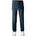 adidas 2017 Puremotion Stretch 3-Stripes Pants Mens Golf Flat Front Trousers Mineral Blue 32x32