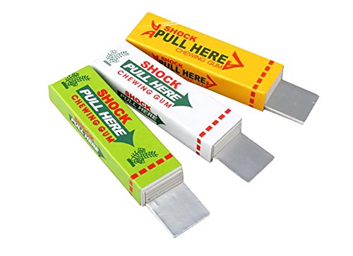 Shot-in Electric Shock Joke Chewing Gum Shocking Toy Gift Gadget Prank Trick Gag Funny