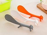 LASSUM 3 Pcs Lovely Plastic Squirrel Shape Standing
