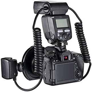 CALISTOUK Flash Speedlite Macro Twin Lite Flash TTL AF Assist Photo Professional Flash Kit for Canon YN-24EX