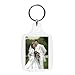 Acrylic Photo Snap-in Key Chain - 1 3/8 X 1 3/4