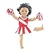 Doll Clothes Fit American Girl Doll - Red Cheerleader Outfit - 18 Inch Clothing with 18