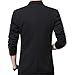 Men's Casual Dress Suit Slim Fit Stylish Blazer Coats Jackets (Black,US Large/Label 4X-Large)…