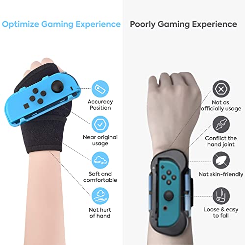 Pro Wristbands for Just Dance 2022 2021 2020 Switch Dancing Games, Armband Hand Free Wrist