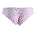 YiZYiF Men's Lace Briefs Underwear Gay Fetish Crossdress Panties with Sissy Pouch Pink,X-Large(Waistline 29.0-46.0