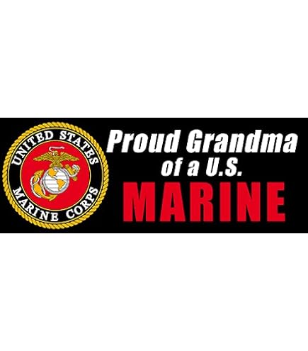 thumbnail image 2 of Proud Granddaughter Of A U.S. Marine Corps World War II Veteran Decal 2 of 14