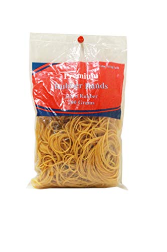Premium Rubber Bands Bank Paper Bills Money Elastic Stretchable Bands,Sturdy Stretchable Rubber Bands,General Purpose Rubber Bands for Home and Bank or Office use. 200 Grams Aprox. 500 Pieces