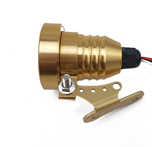 TASWK Brake Tail Light Motorcycle License Plate Mount Lights for Harley Dyna Bobber Honda Yamaha Suzuki Kawasaki (Copper)