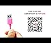 LINKPIN 10ft PVC USB Sync Cable with Lightning Connector [Apple Mfi Certified] for iPhone 7/7 Plus / 6s / 6s Plus / 6/6 Plus, iPad Pro Air 2 and More (Pink)