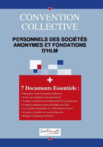 Convention collective, personnels des sociétés anonymes et fondations d'HLM