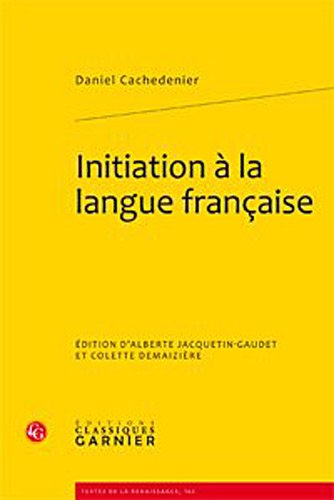 Initiation à la langue française
