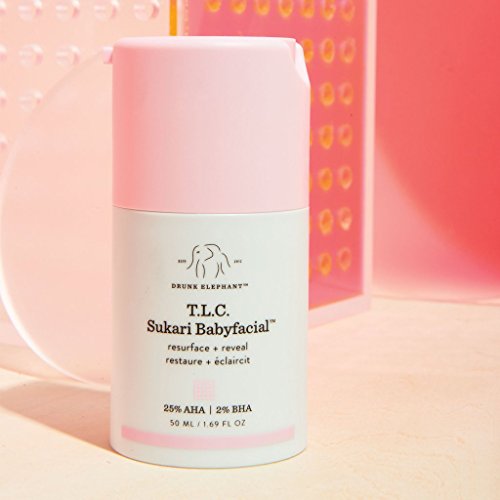 Drunk Elephant T.L.C. Sukari Babyfacial AHA/BHA Exfoliator and Facial Cleanser (1.69 fl oz