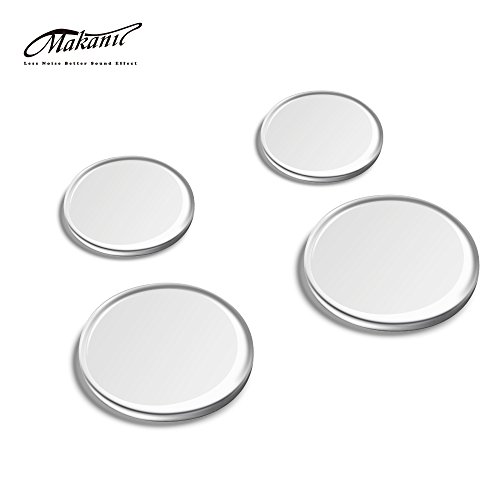Makanu Drum Dampeners big 10 Pieces with plastic case clear damper gel pads drum head dampeners with box Non-toxic soft drum damper Tone Control for your drum