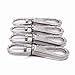 AOWISH 4-Pack Stainless Steel Swivel Eye Snap Hook M5(1#) Scuba Diving Clips 3-1/2 inch Flagpole Clips Boat Marine Spring Buckles for Bird Feeders, Pet Chains, Dog Tie-Out Cable, Keychains and More