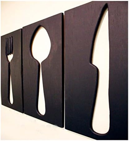 Space Hax Giant Fork Spoon Knife Kitchen Utensils Wall Hanging Kitchen Decor Art Customization available