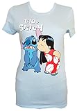 Disney Lilo Stitch Kiss Juniors T-shirt