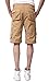 Lega Men's Twill Multi-Pocket Cargo Shorts