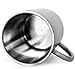 Stainless Steel Double Wall Mugs - Perfect for Coffee and Tea - Set of 2, 15oz (450mL) (2, Stainless Steel)