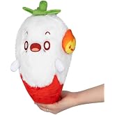 Squishable - Mini Ghost Pepper - SynthiSquish Collection - 13.5 in - Soft Toy Collectible Stuffed Animal