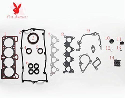 yise-P924 New G4ED-G G4ED FOR HYUNDAI COUPE (RD) (GK) 1.6 i Engine Parts engine seal gasket set Full Set Engine Gasket 20910-26D00 50230500