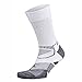 Balega Enduro V-Tech Crew Socks For Men and Women (1 Pair) (2017 Model), White/Grey Heather, Large