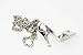 Red Hound Auto Silver Bling High Heel Shoe Mirror Car Charm Hanger Ornament Pink Rhinestones w Chain
