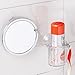 InterDesign Power Lock Suction, Toothbrush and Toothpaste Holder for Bathroom Mirror, Shower - Clear
