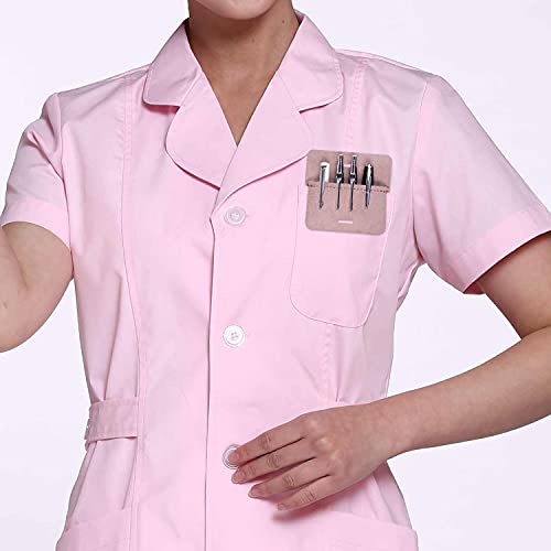 Wisdompro Pocket Protector, 3 Pack PU Leather Heavy Duty Pen Holder