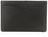 Jack Spade Men's Credit Card Holder, Black, One Size