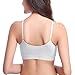 Litthing Women’s Sport Bra Spaghetti Strap Yoga Bra Camisole Top (White, L)