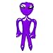 Windy City Novelties Inflatable Alien Party Decorations – 12 Pack of 18-Inch Multicolor Space Aliens – Sci-Fi Themed Party Favors