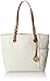 Michael Kors Women's Jet Set Item Ew Signature Tote, Vanilla
