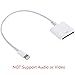 Lightning to 30-Pin Adapter(2-Pack), AKwor 8-Pin to 30-Pin Charge & Sync Cable Adapter Converter for Apple iPhone 7, 7 Plus, 6S, 6S Plug, 5S, 5C, iPad (4-5 White-2)