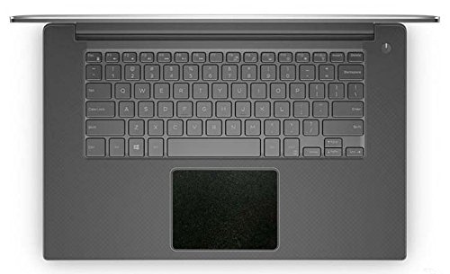 BingoBuy 5-packs Customized Free Cut Trackpad Touchpad Area Decorative Cover Skin Protector Sticker for Dell XPS 15-9550 15-9560 Precision 15-5510 M5510 (matte black)